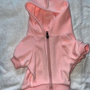 LUCY & CO • Pink Velour Hoodie • Medium